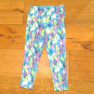 Ideology Girls Purple, Blue, and Green Leggings / Size Small